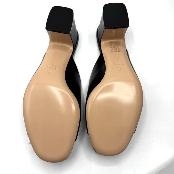 NEW Gucci Womens's Horsebit Leather Mule EU 39/US 9 Sandals Nero Black - Picture 4 of 8